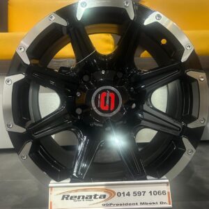 5/150/16" 309 Gloss BLK 8J ET0 Gangr - Set of 5